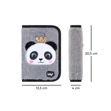 BAAGL 3 SET Zippy Panda: aktovka, penál, sáček