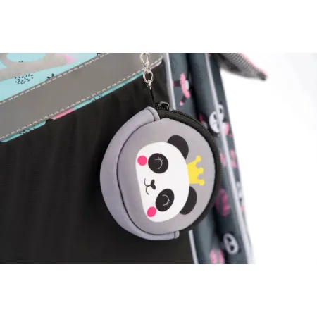 BAAGL 3 SET Zippy Panda: aktovka, penál, sáček