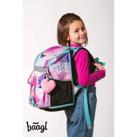 BAAGL 3 SET Zippy Sova: aktovka, penál, sáček