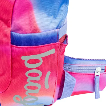 BAAGL 5 SET Airy Duha červený: batoh, penál, sáček, desky, box