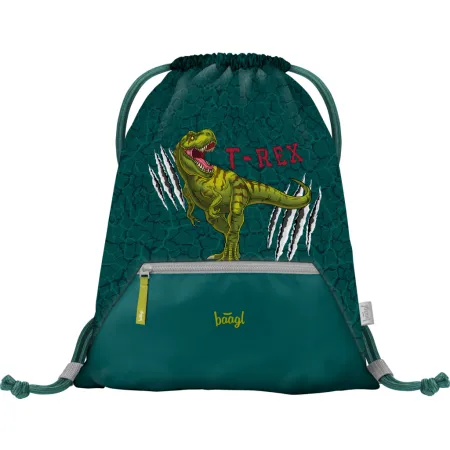 BAAGL 5 SET Airy T-REX: batoh, penál, sáček, peněženka, box