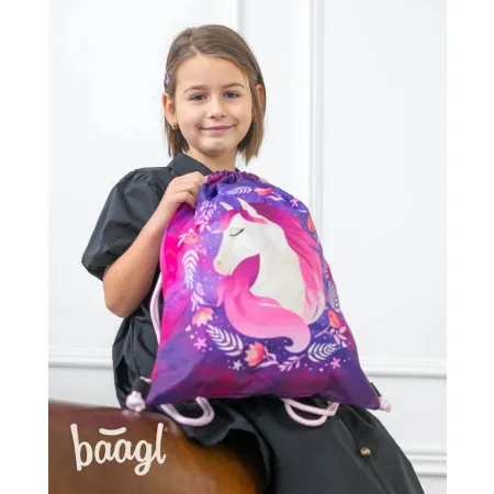 BAAGL 5 SET Ergo Kůň: aktovka, penál, sáček, desky, box