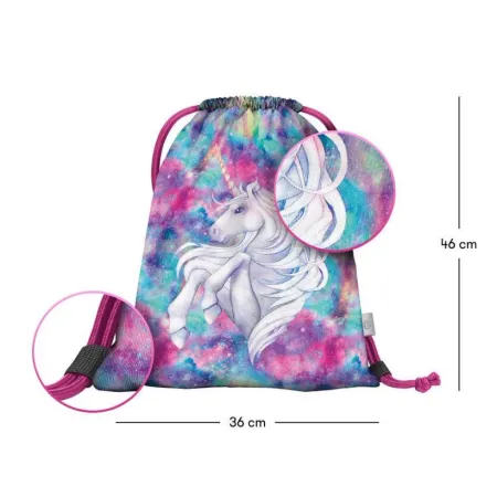 BAAGL 5 SET Shelly Jednorožec: aktovka, penál, sáček, desky, box