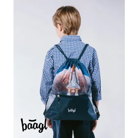 BAAGL 5 SET Shelly Space Shuttle: aktovka, penál, sáček, desky, box