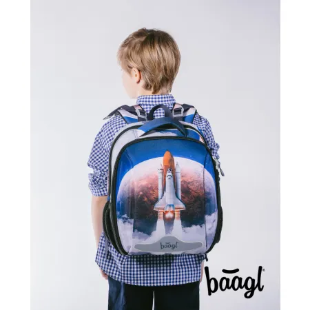 BAAGL 5 SET Shelly Space Shuttle: aktovka, penál, sáček, desky, box