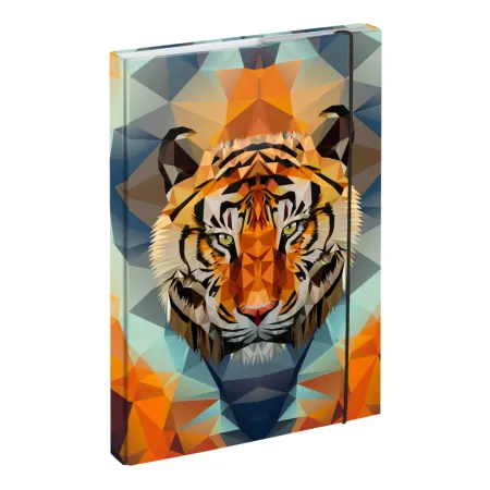 BAAGL 5 SET Shelly Tiger: aktovka, penál, sáček, desky, box