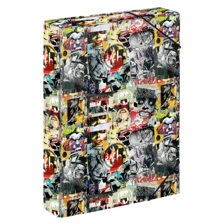 BAAGL 5 SET Skate Batman Comics: batoh, penál, sáček, desky, peněženka