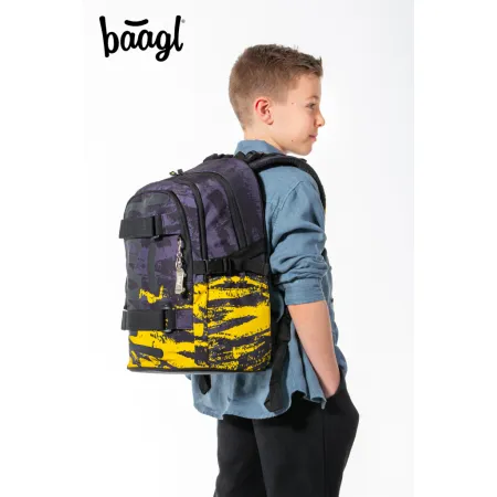 BAAGL 5 SET Skate Dune: batoh, penál, pouzdro, sáček, desky