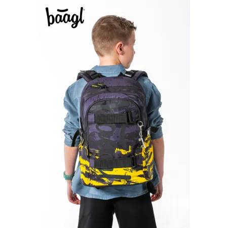 BAAGL 5 SET Skate Dune: batoh, penál, pouzdro, sáček, desky