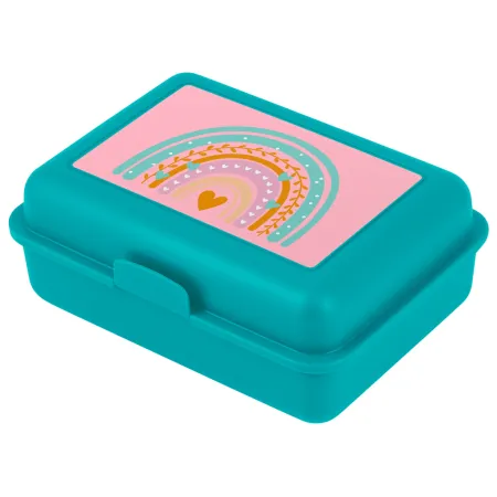 BAAGL 5 SET Zippy Duha růžový: aktovka, penál, sáček, desky, box