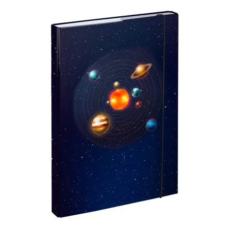 BAAGL 5 SET Zippy Planety: aktovka, penál, sáček, peněženka, desky