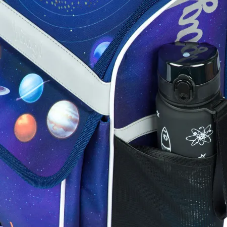 BAAGL 5 SET Zippy Planety: aktovka, penál, sáček, peněženka, desky