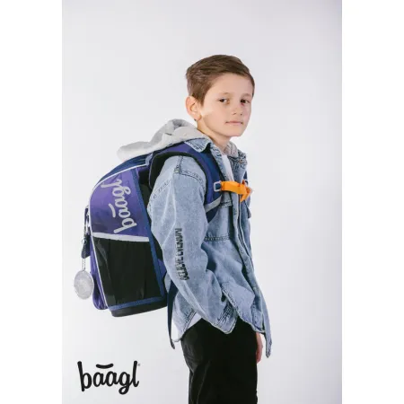 BAAGL 5 SET Zippy Planety: aktovka, penál, sáček, peněženka, desky