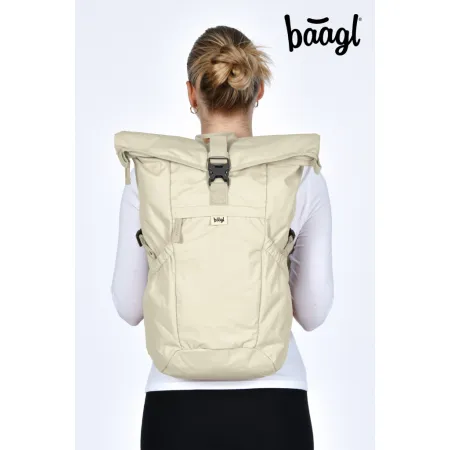 BAAGL Batoh Roll Beige GRS