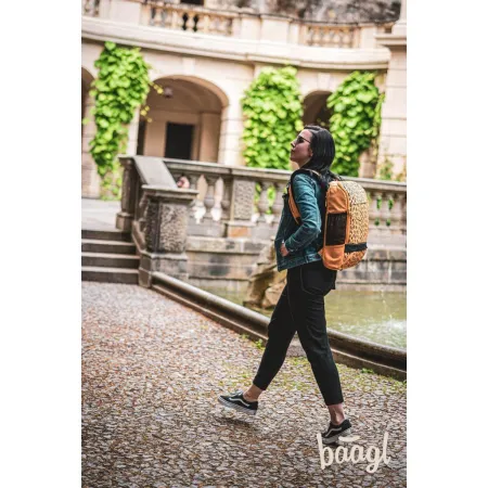 BAAGL City batoh RPET hořčicový