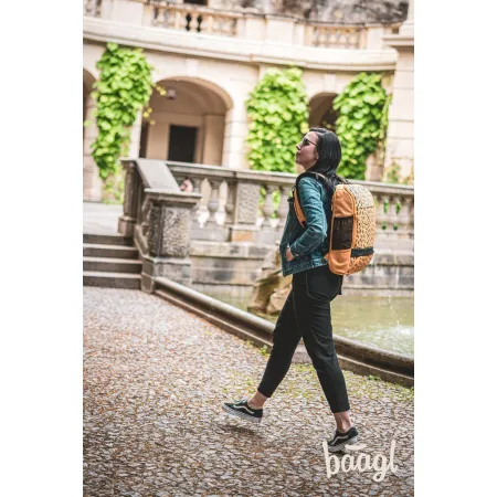 BAAGL City batoh RPET hořčicový