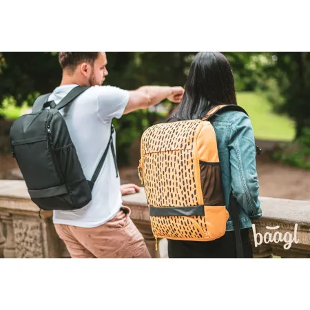 BAAGL City batoh RPET hořčicový