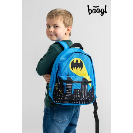 BAAGL Předškolní batoh Batman modrý