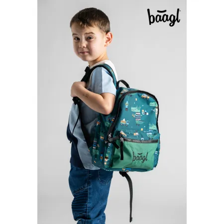 BAAGL Předškolní batoh Krokodýl
