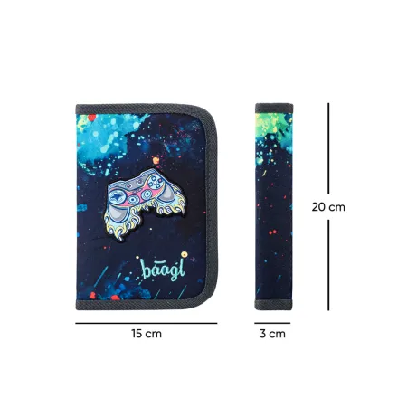 BAAGL SET 3 AIRY Chill: batoh, penál, sáček