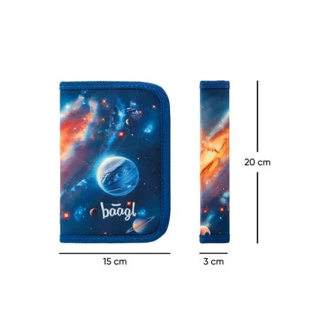 BAAGL SET 3 AIRY Vesmír: batoh, penál, sáček