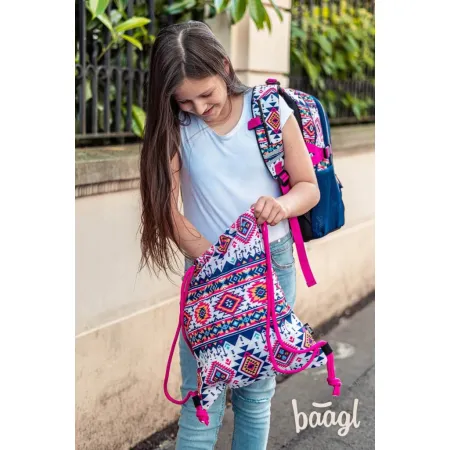 BAAGL SET 3 Boho: batoh, penál, sáček