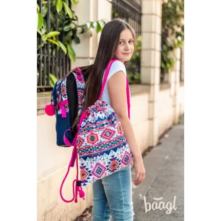 BAAGL SET 3 Boho: batoh, penál, sáček
