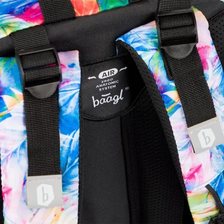 BAAGL SET 3 Core Akvarel: batoh, penál a sáček