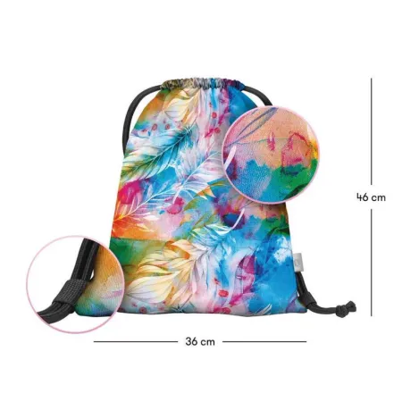 BAAGL SET 3 Core Akvarel: batoh, penál a sáček