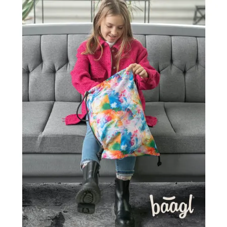 BAAGL SET 3 Core Akvarel: batoh, penál a sáček