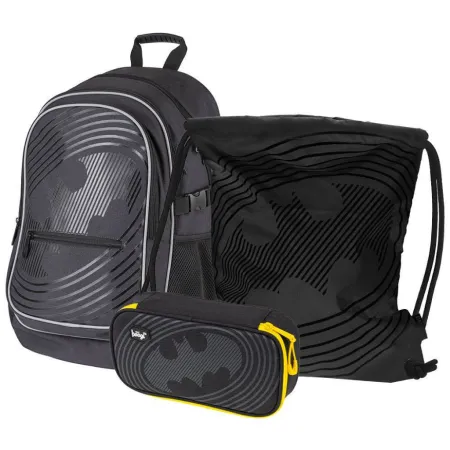 BAAGL SET 3 Core Batman: batoh, penál, sáček