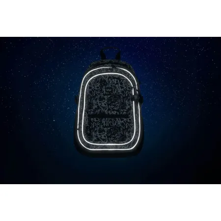 BAAGL SET 3 Core Graffito: batoh, penál, sáček