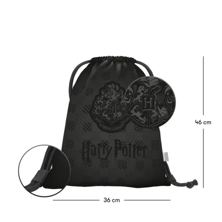 BAAGL SET 3 Core Harry Potter Bradavice černý: batoh, penál, sáček GRS