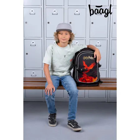 BAAGL SET 3 Core Harry Potter Fénix: batoh, penál, sáček GRS