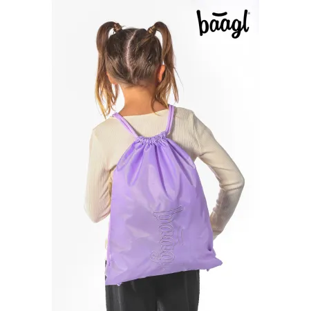 BAAGL SET 3 Core Lavender: batoh, penál, sáček GRS