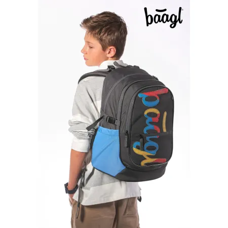 BAAGL SET 3 Core Logo mix: batoh, penál, sáček GRS