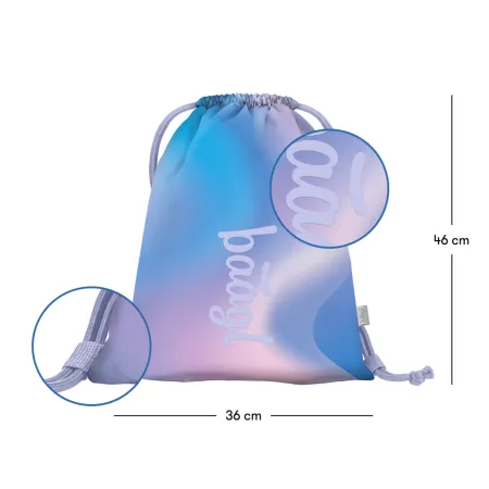 BAAGL SET 3 Core Sky: batoh, penál, sáček GRS