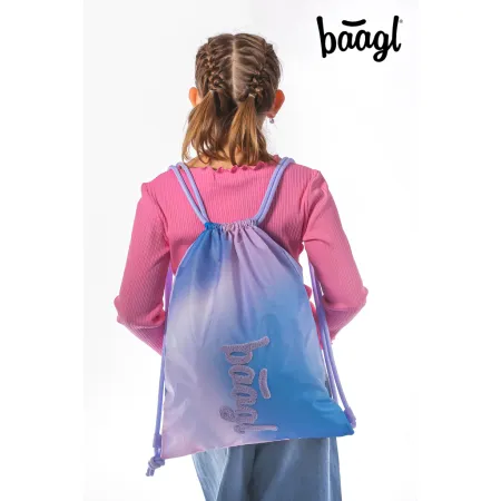 BAAGL SET 3 Core Sky: batoh, penál, sáček GRS