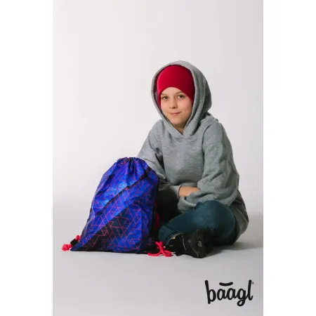 BAAGL SET 3 Core Trigo: batoh, penál, sáček