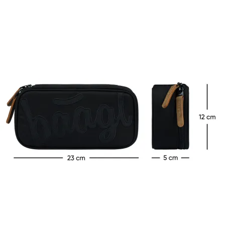 BAAGL SET 3 Core Uni černá: batoh, penál, sáček