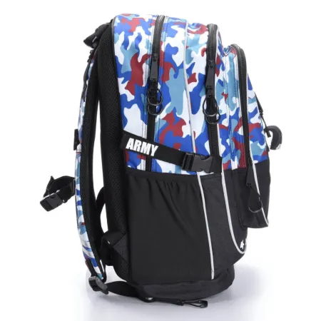 BAAGL SET 3 Cubic Army: batoh, penál, sáček