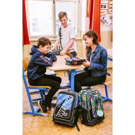 BAAGL SET 3 Cubic Awesome: batoh, penál, sáček