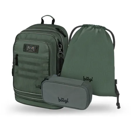 BAAGL SET 3 Cubic Grove: batoh, penál, sáček GRS