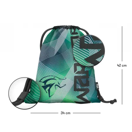 BAAGL SET 3 Cubic Warrior: batoh, penál, sáček