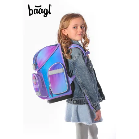 BAAGL SET 3 Ergo Axolotl: aktovka, penál, sáček