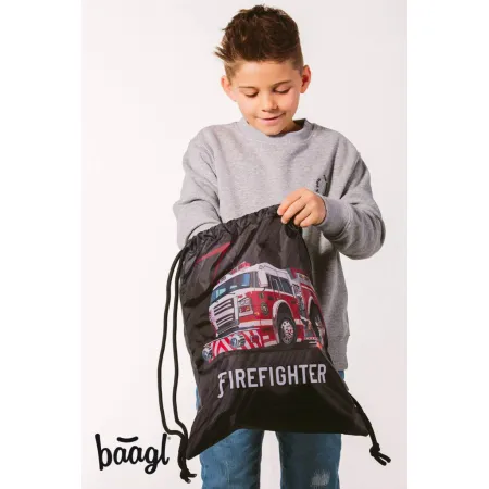 BAAGL SET 3 Ergo Hasiči: aktovka, penál, sáček