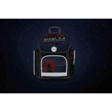 BAAGL SET 3 Ergo Ninja: aktovka, penál, sáček