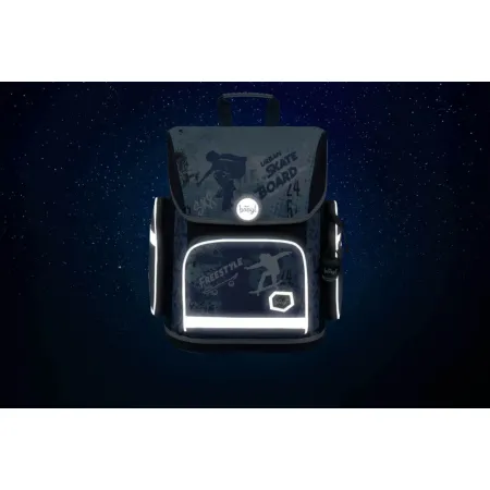 BAAGL SET 3 Ergo Skateboard: aktovka, penál, sáček