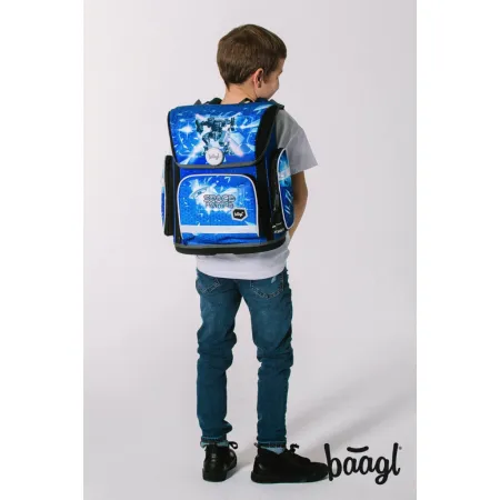 BAAGL SET 3 Ergo Space Battle: aktovka, penál, sáček