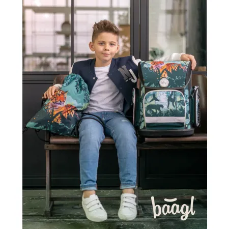 BAAGL SET 3 Ergo Tygr: aktovka, penál, sáček